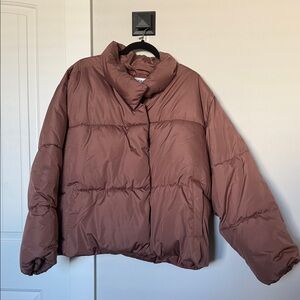 Old Navy Women's Mauve Puffer Jacket